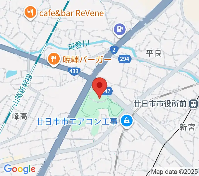 グローバルリゾート総合スポーツセンターサンチェリーの地図