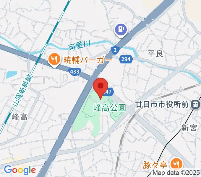 グローバルリゾート総合スポーツセンターサンチェリーの地図