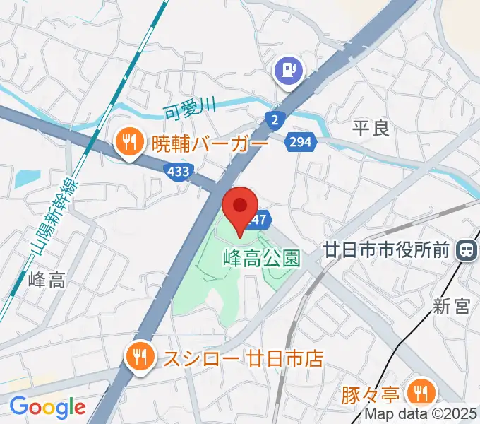 グローバルリゾート総合スポーツセンターサンチェリーの地図