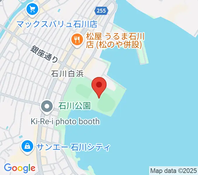エナジックスタジアム石川の地図