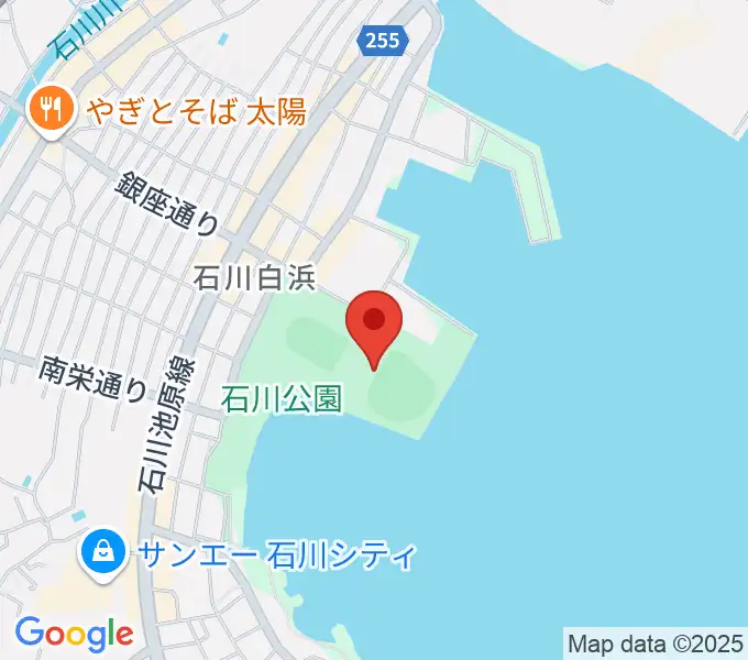エナジックスタジアム石川の地図