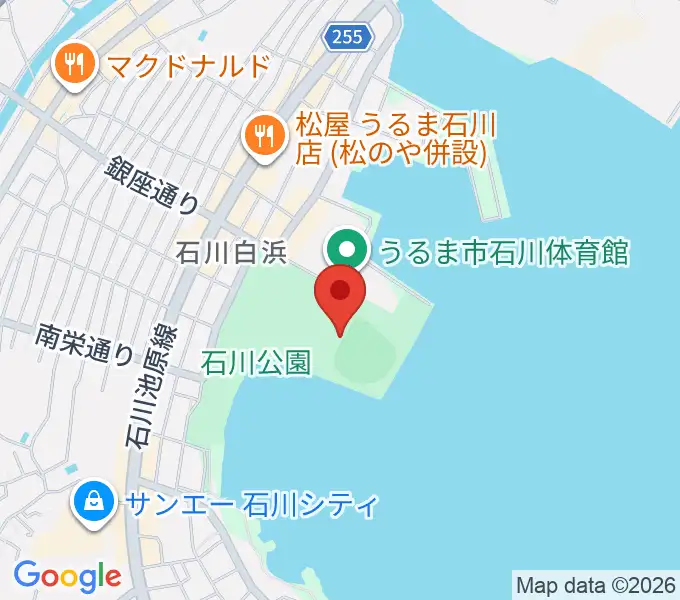 エナジックスタジアム石川の地図