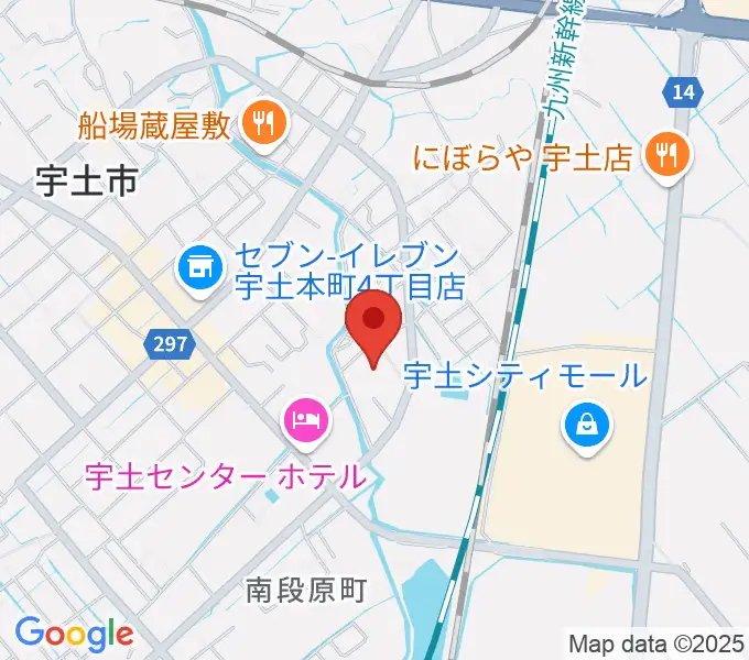 ecowin宇土アリーナの地図