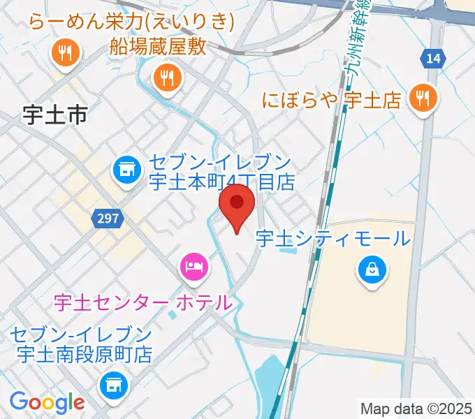 ecowin宇土アリーナの地図