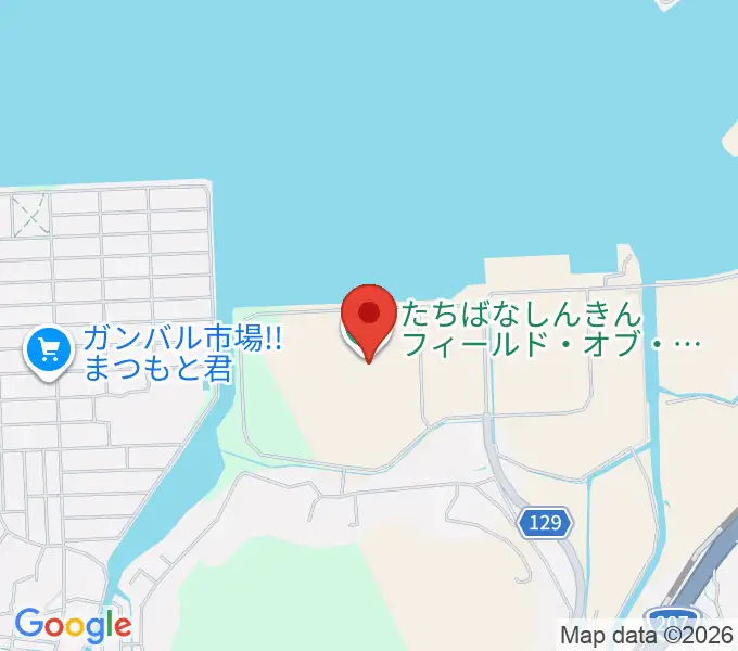 たちばなしんきんフィールド・オブ・ドリームスの地図