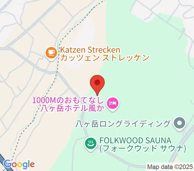FOLKWOOD SKATE PARK 八ヶ岳の地図