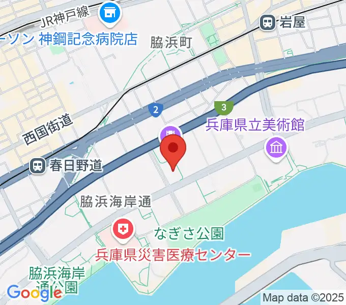 Sysmex Kobe Ice Campusの地図