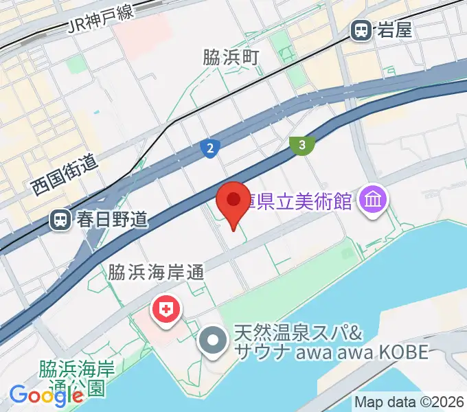 Sysmex Kobe Ice Campusの地図
