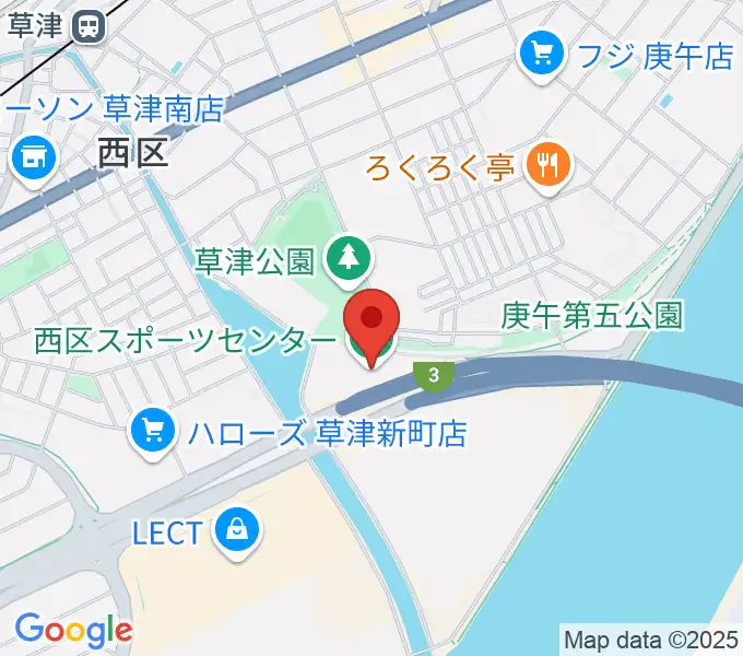 広島市西区スポーツセンターの地図