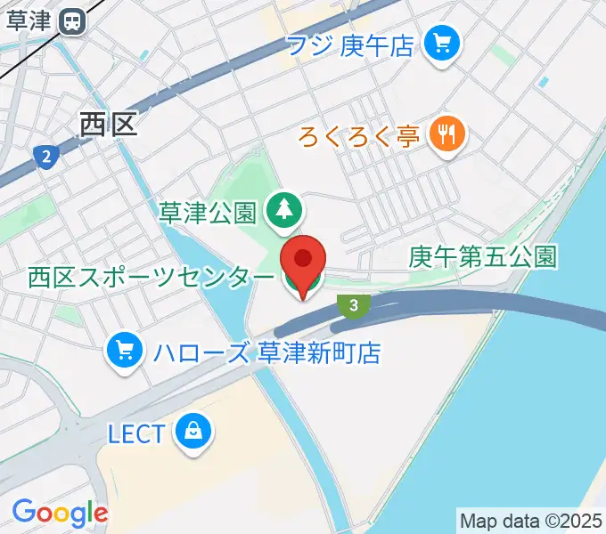 広島市西区スポーツセンターの地図