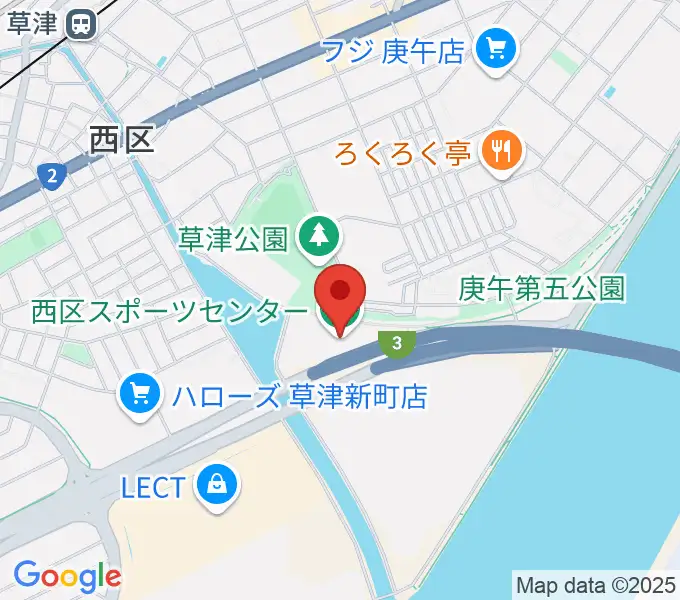 広島市西区スポーツセンターの地図