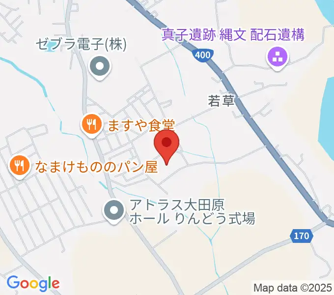 フクシ・エンタープライズ大田原温水プールの地図