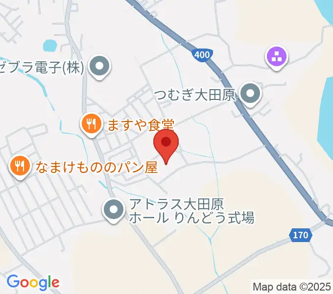 フクシ・エンタープライズ大田原温水プールの地図