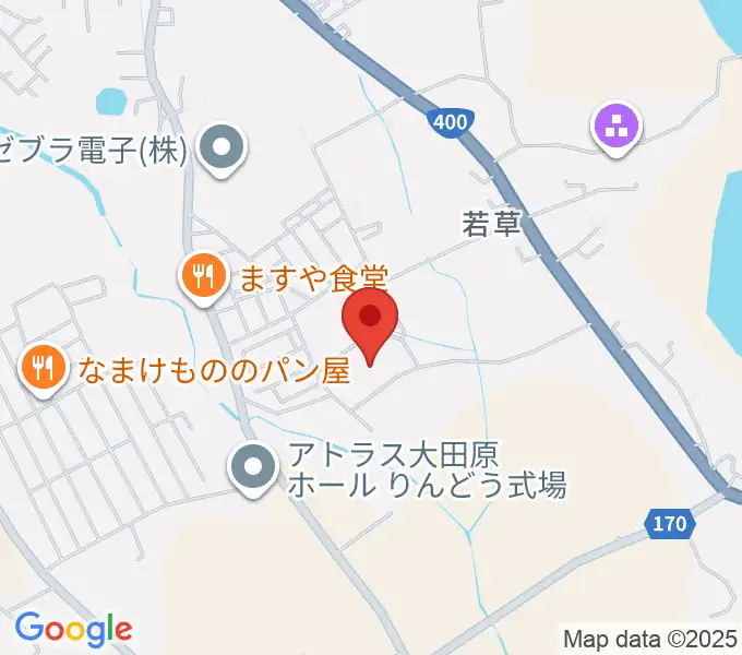 フクシ・エンタープライズ大田原温水プールの地図