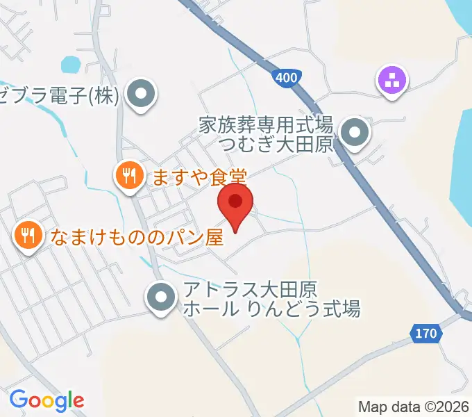 フクシ・エンタープライズ大田原温水プールの地図