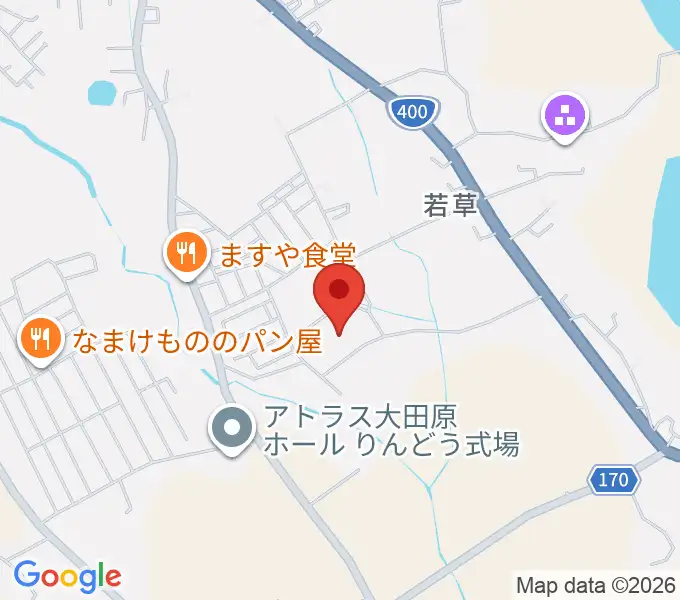 フクシ・エンタープライズ大田原温水プールの地図