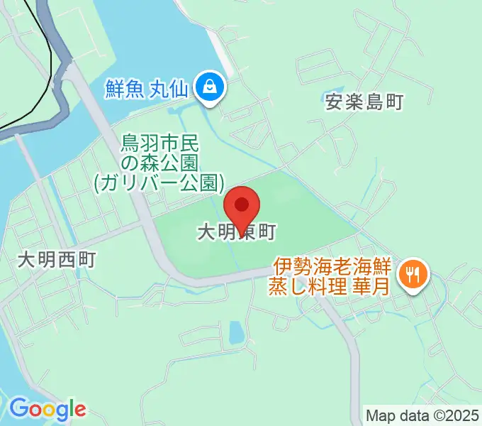 鳥羽市民体育館の地図