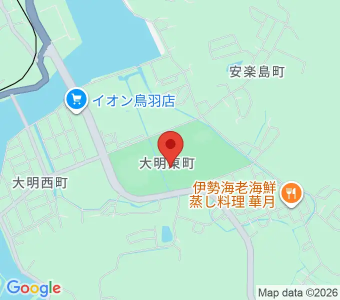鳥羽市民体育館の地図