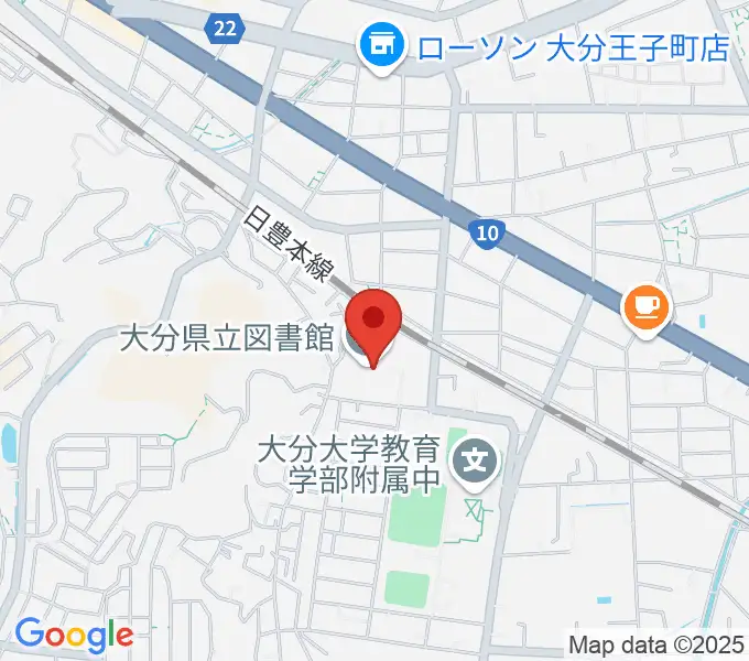 大分県立先哲史料館の地図