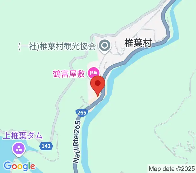 椎葉民俗芸能博物館の地図