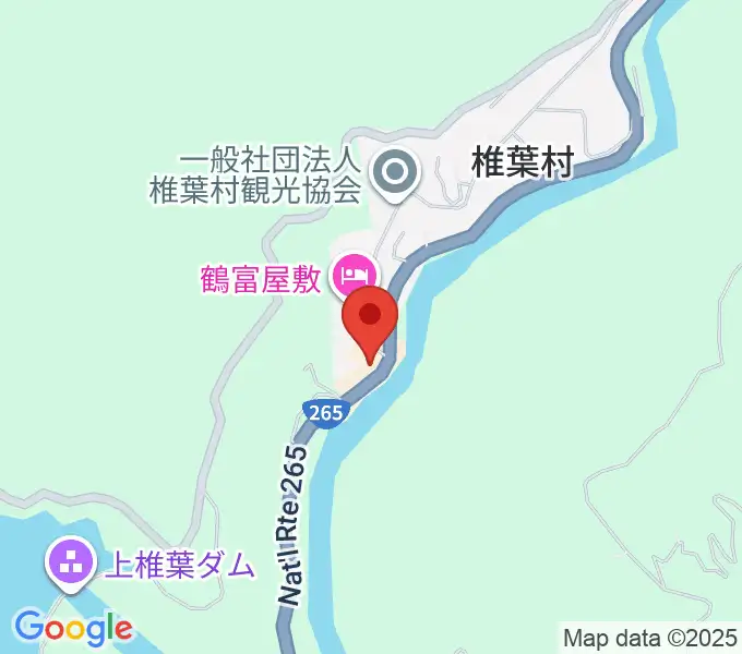 椎葉民俗芸能博物館の地図