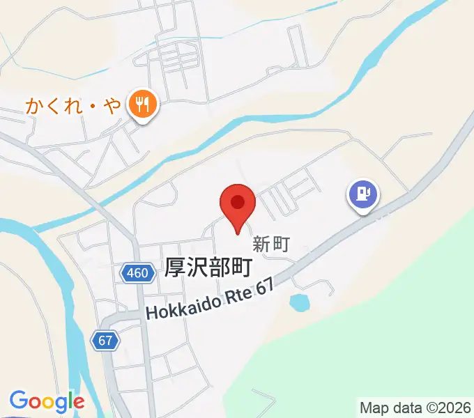厚沢部町郷土資料館の地図