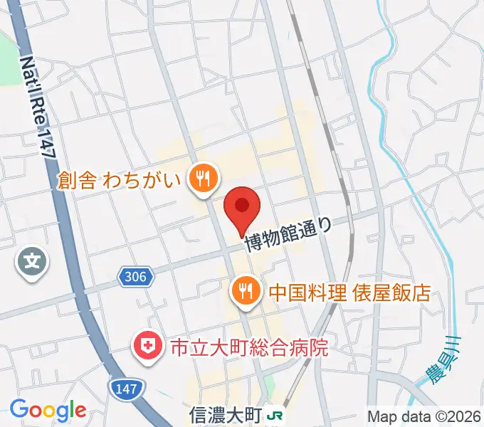 塩の道ちょうじやの地図