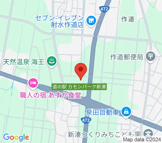 射水市新湊博物館の地図