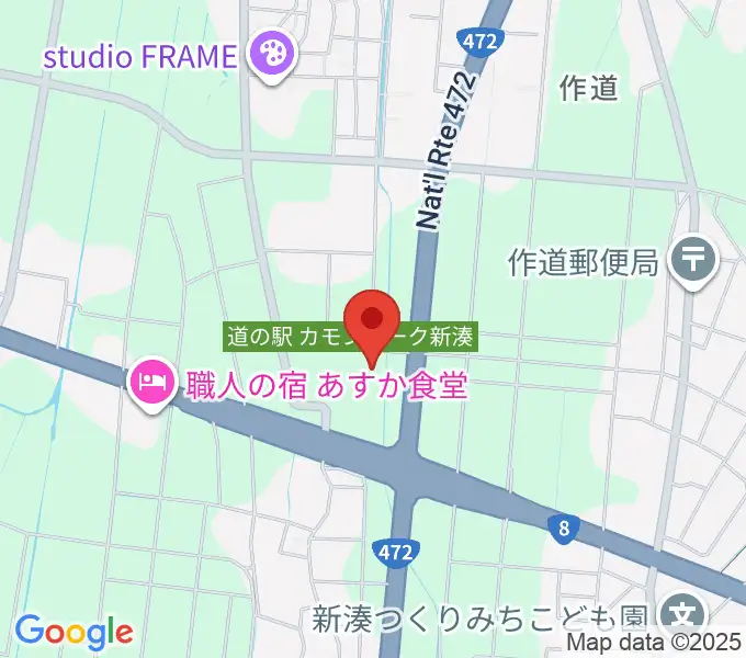 射水市新湊博物館の地図