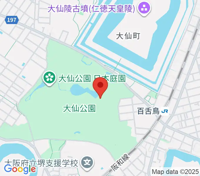 堺市博物館の地図