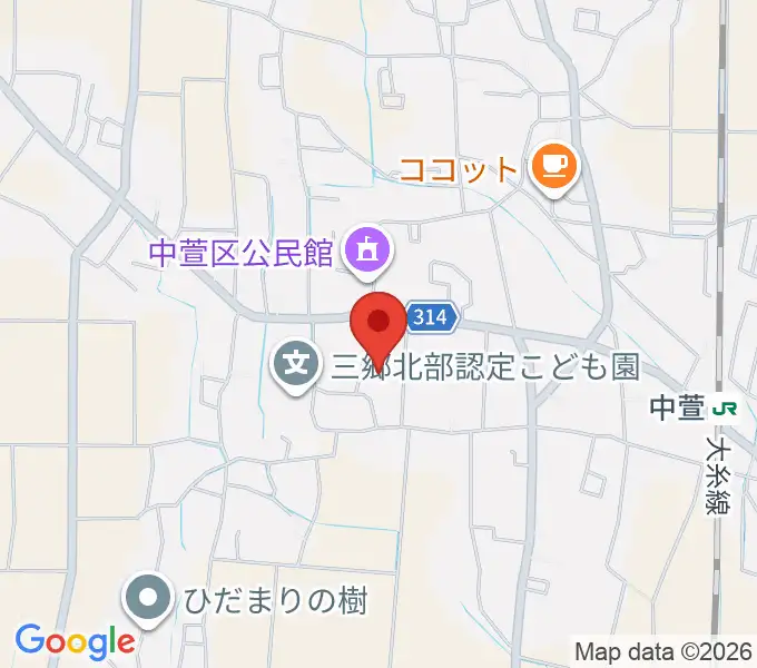 貞享義民記念館の地図