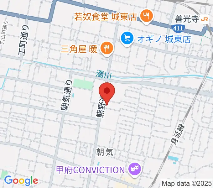 山梨平和ミュージアム 石橋湛山記念館の地図