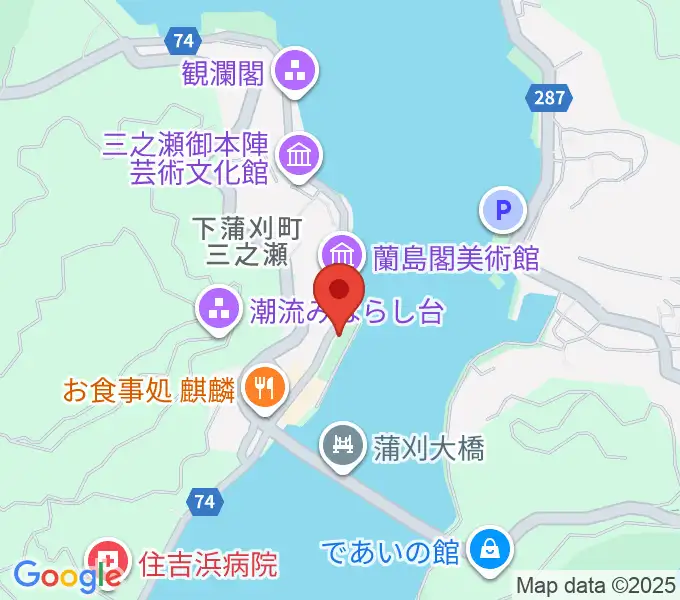 松濤園の地図