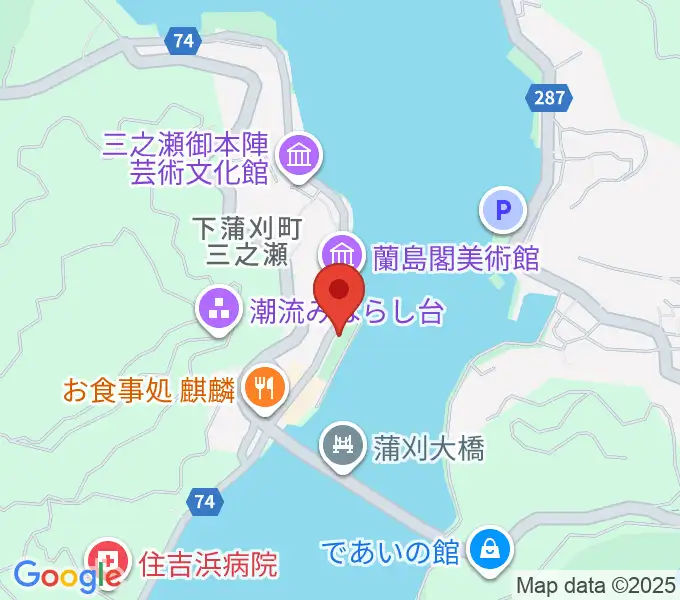 松濤園の地図
