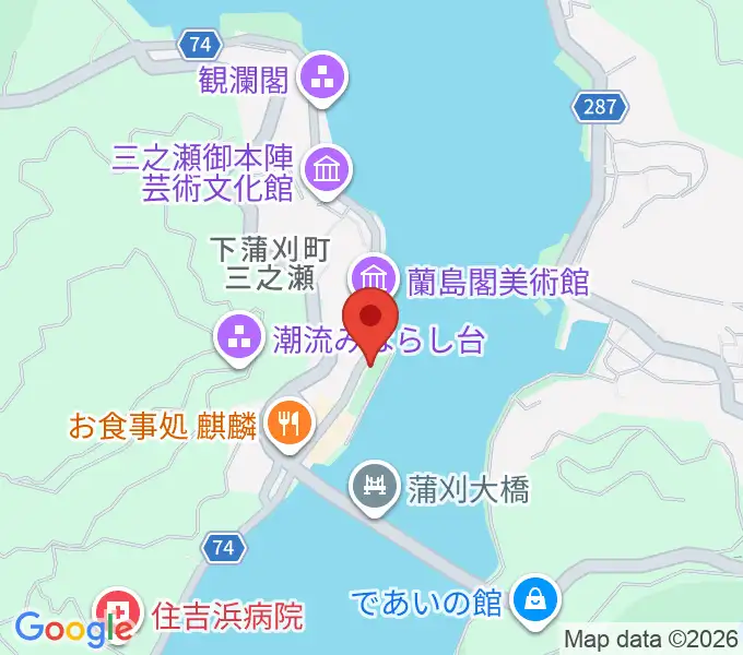 松濤園の地図