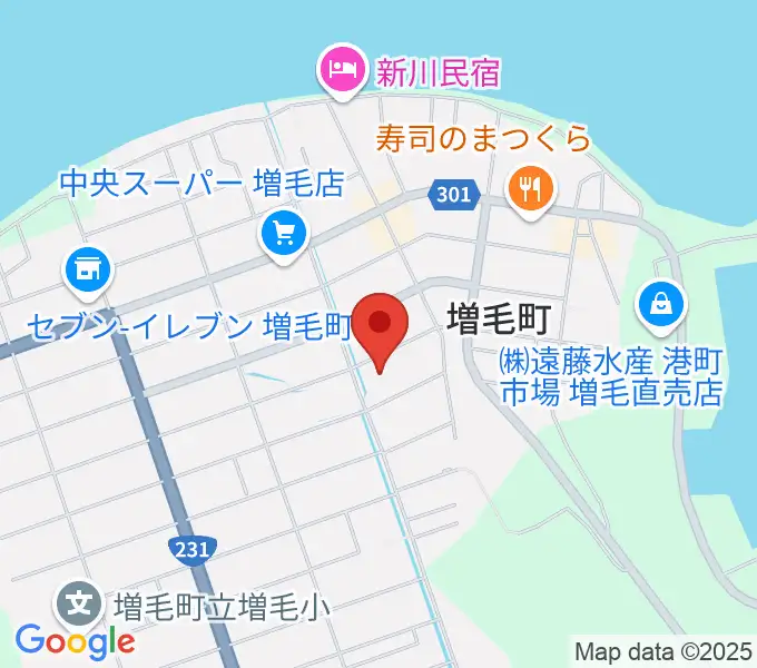 増毛町総合交流促進施設 元陣屋の地図