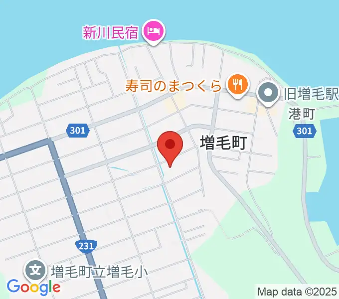 増毛町総合交流促進施設 元陣屋の地図