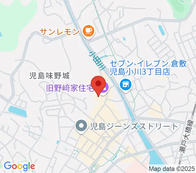 野﨑家塩業歴史館の地図