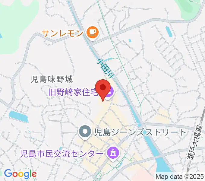 野﨑家塩業歴史館の地図