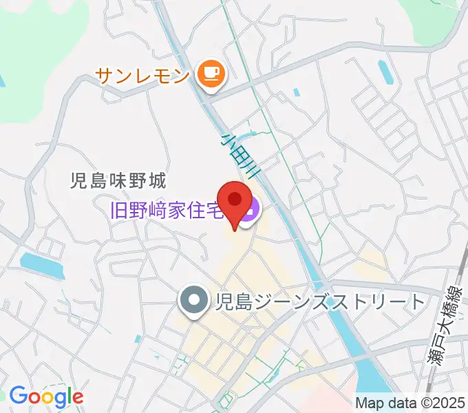 野﨑家塩業歴史館の地図