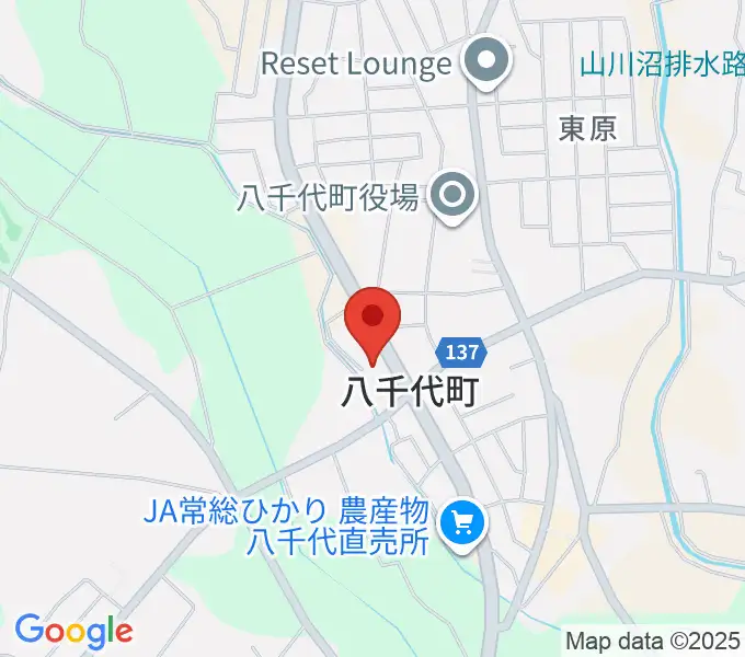 八千代町歴史民俗資料館の地図