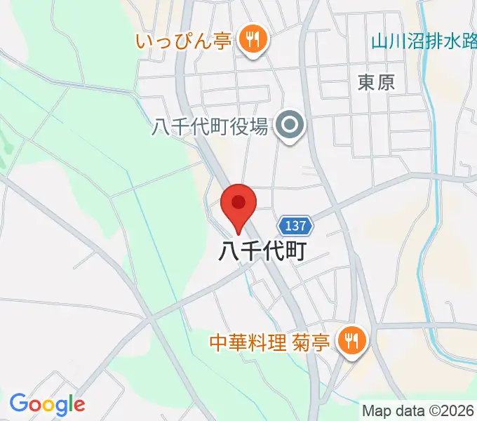 八千代町歴史民俗資料館の地図