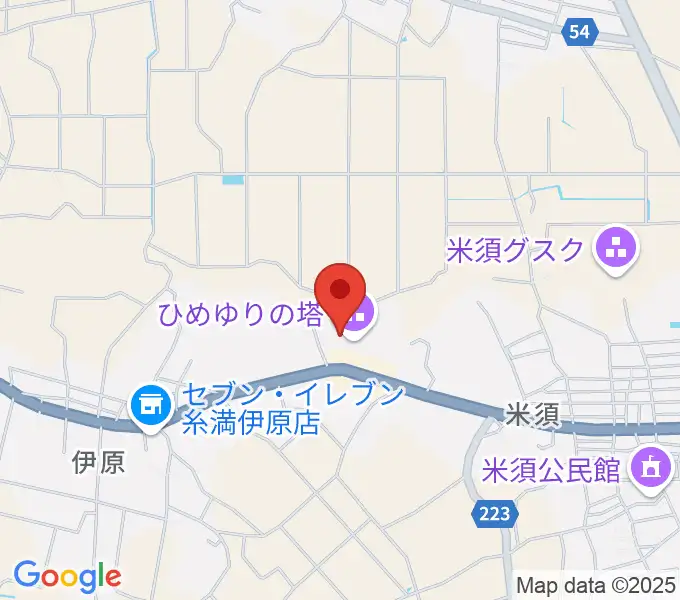 ひめゆり平和祈念資料館の地図