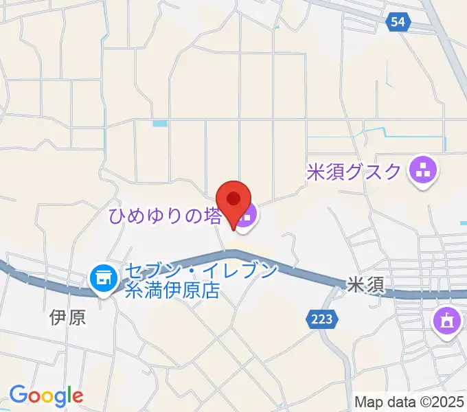 ひめゆり平和祈念資料館の地図