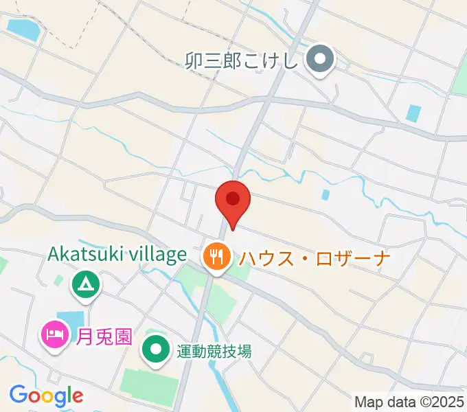 榛東村耳飾り館の地図