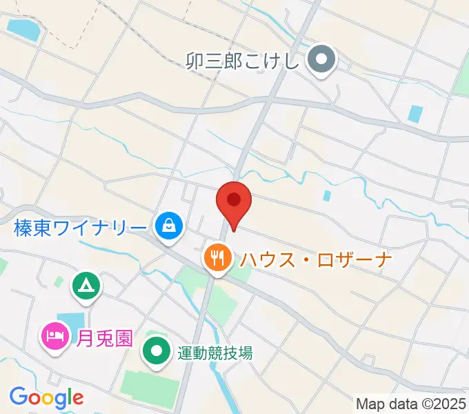 榛東村耳飾り館の地図