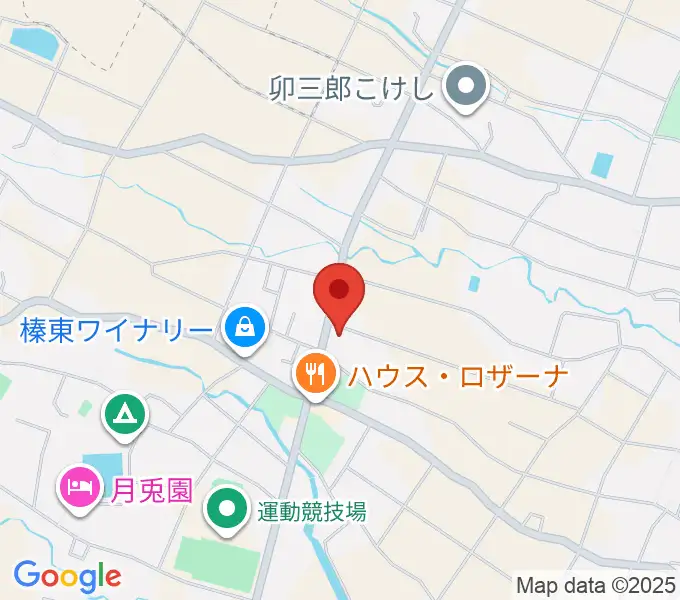 榛東村耳飾り館の地図