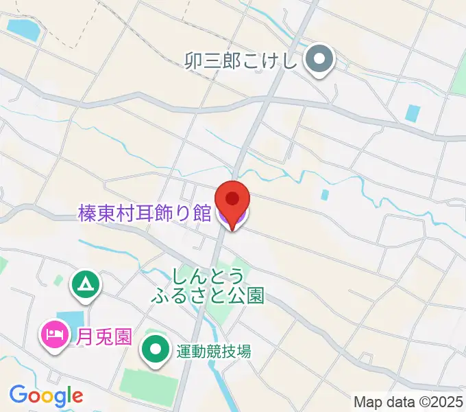 榛東村耳飾り館の地図