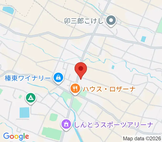 榛東村耳飾り館の地図
