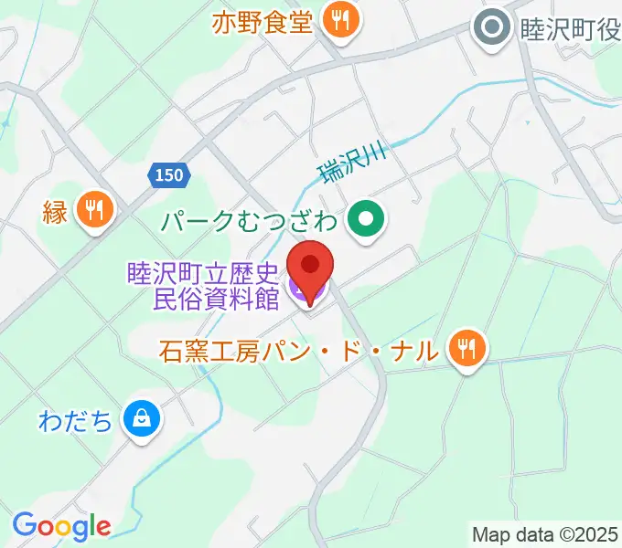 睦沢町立歴史民俗資料館の地図